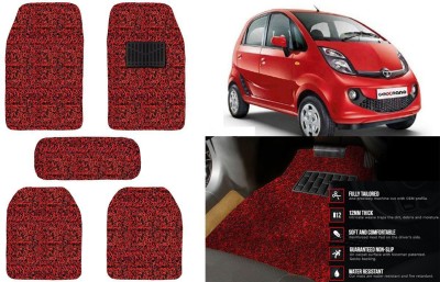 Auto Kite Plastic, PVC, Vinyl Standard Mat For  Tata Nano Genx(Red, Black)