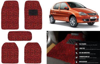 Auto Kite Plastic, PVC, Vinyl Standard Mat For  Tata Indica(Red, Black)