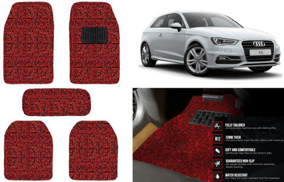 Auto Kite Plastic, PVC, Vinyl Standard Mat For  Audi A3(Red, Black)