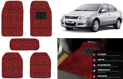 Auto Kite Plastic, PVC, Vinyl Standard Mat For  GM Cielo(Red, Black)