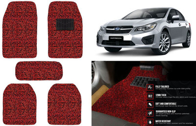 Auto Kite Plastic, PVC, Vinyl Standard Mat For  Subaru Impreza(Red, Black)