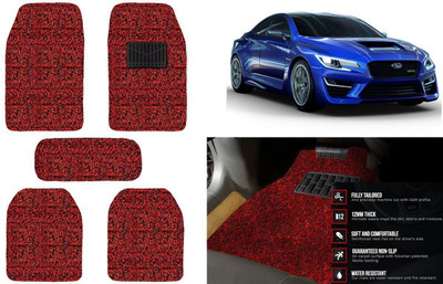 Auto Kite Plastic, PVC, Vinyl Standard Mat For  Subaru WRX(Red, Black)