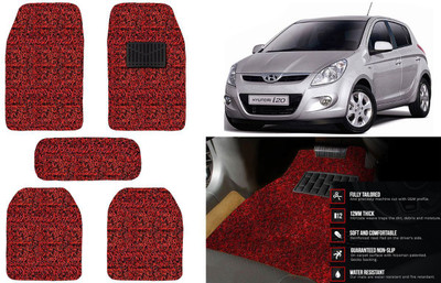 Auto Kite Plastic, PVC, Vinyl Standard Mat For  Hyundai i20(Red, Black)