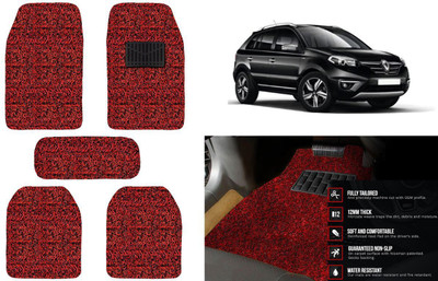 Auto Kite Plastic, PVC, Vinyl Standard Mat For  Renault Koleos(Red, Black)