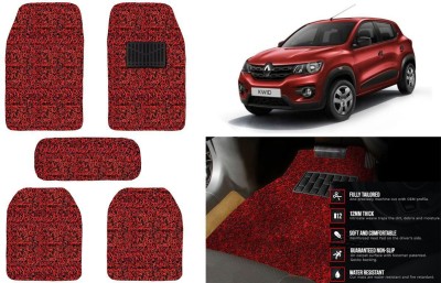 Auto Kite Plastic, PVC, Vinyl Standard Mat For  Renault Kwid(Red, Black)