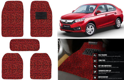 Auto Kite Plastic, PVC, Vinyl Standard Mat For  Honda Amaze(Red, Black)