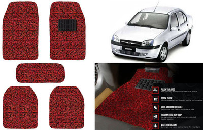 Auto Kite Plastic, PVC, Vinyl Standard Mat For  Ford Ikon(Red, Black)