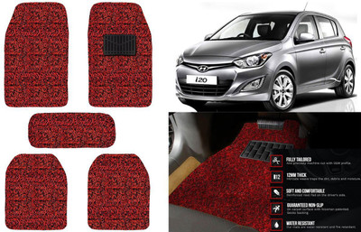 Auto Kite Plastic, PVC, Vinyl Standard Mat For  Hyundai i20(Red, Black)