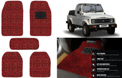 Auto Kite Plastic, PVC, Vinyl Standard Mat For  Maruti Suzuki Gypsy MG-410(Red, Black)