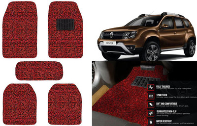 Auto Kite Plastic, PVC, Vinyl Standard Mat For  Renault Duster(Red, Black)
