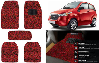 Auto Kite Plastic, PVC, Vinyl Standard Mat For  Mahindra Reva(Red, Black)