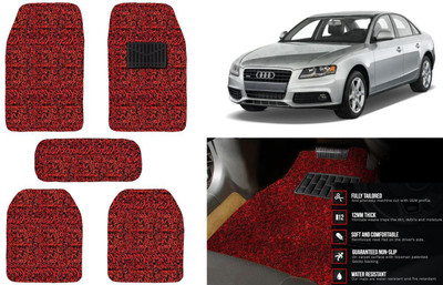 Auto Kite Plastic, PVC, Vinyl Standard Mat For  Audi A4(Red, Black)