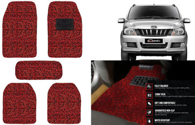 Auto Kite Plastic, PVC, Vinyl Standard Mat For  Mahindra Quanto(Red, Black)
