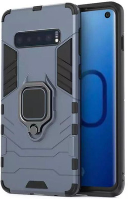 Glaslux Back Cover for Samsung Galaxy S10 Plus(Blue, Ring Case, Pack of: 1)