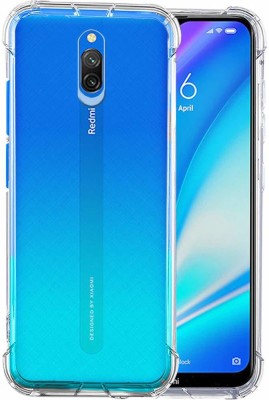 BOZTI Back Cover for Mi Redmi 8A dual(Transparent, Grip Case, Silicon, Pack of: 1)