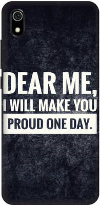 Zaplab Back Cover for Mi Redmi 7A Motivation Dear Me Dear Printed Back Cover(Multicolor, Waterproof, Pack of: 1)