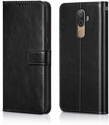 COVERNEW Flip Cover for Lenovo K8 Note(Black, Dual Protection, Pack of: 1)