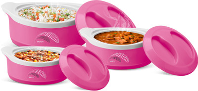 MILTON Marvel Jr Gift Set Pack of 3 Serve Casserole Set(450 ml, 850 ml, 1240 ml)