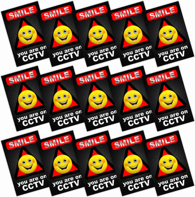 KREEPO SMILE YOU ARE ON CAMERA Emergency Sign