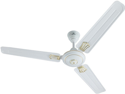 Bajaj New Bahar Deco 1200 mm White 1200 mm 3 Blade Ceiling Fan(WHITE, Pack of 1)