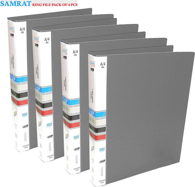 Samrat plastics file(Set Of 4, gray)