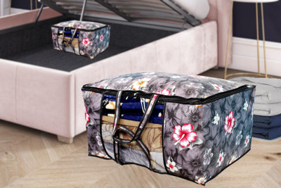 The Furnishing Tree Floral Pattern Blanket/Quilt Bag TFTBK65_S3Combo(Grey)