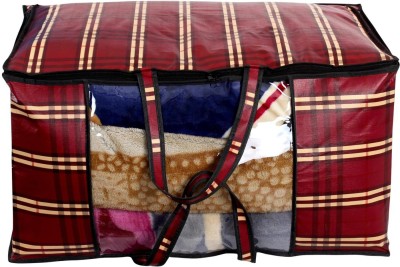 The Furnishing Tree Plaid Pattern Blanket/Quilt Bag TFTBK60_S(Red)