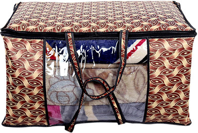 The Furnishing Tree Interlocked Ropes Pattern Blanket/Quilt Bag TFTBK61_S(Brown)