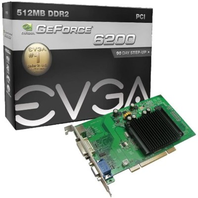 EVGA NVIDIA ASINB001V9LQC0 512 MB DDR2 Graphics Card