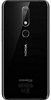 SPAREWARE Nokia 6.1 PLUS Back Panel(black)