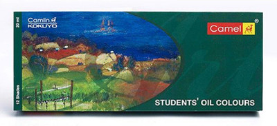 CAMEL Kokuyo Student Oil Color Box - 20ml Tubes, 12 Shades(Set of 12, Multicolor)