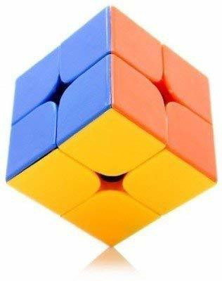 JVTS Speed cube 2x2 high speed sticker less magic cube. (1 Pieces)(1 Pieces)