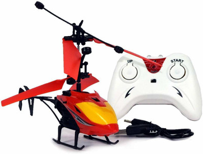 dawnrays-exceed-rechargeable-helicopter-induction-flight-remote-control-helicopter-with-3d-light-for-indoor-and-outdoor-flyingmulticolormulticolor