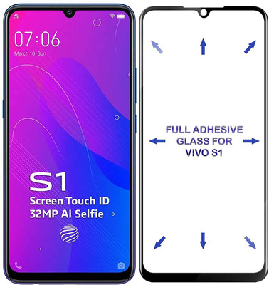 LOWCOST ASM Edge To Edge Tempered Glass for VIVO S1(Pack of 1)