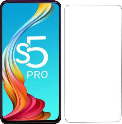 Geleser Tempered Glass Guard for Infinix S5 Pro(Pack of 1)