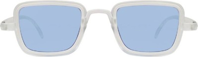 Mundkar Wayfarer, Rectangular Sunglasses(For Men & Women, Blue)