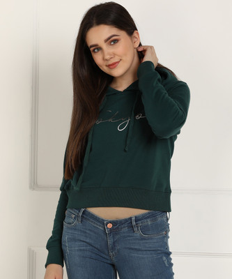 Tokyo Talkies Full Sleeve Solid Women Sweatshirt