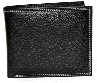 73% OFF on K London Men Casual, Formal Black Genuine Leather, Fabric Wallet(7 Card Slots)