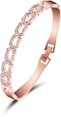 Shining Diva Alloy Cubic Zirconia Bracelet