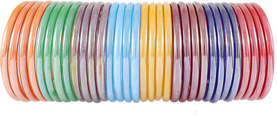 NMII Glass Bangle Set(Pack of 32)