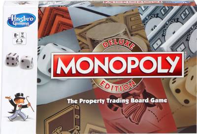 Monopoly Deluxe Edition Money &amp; Assets Games Board Game