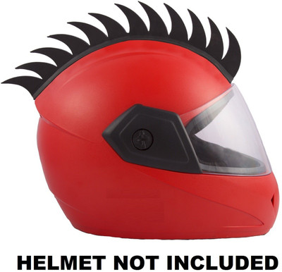 QBee Helmet Mohawk for Bike(Black)