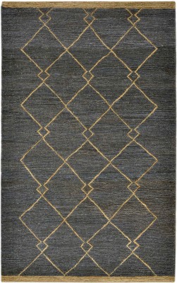 CARPETLIVE Multicolor Jute Carpet(5 ft,  X 8 ft, Rectangle)