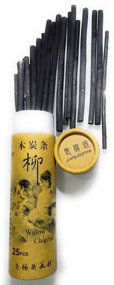 CHROME Willow and Vine Charcoal Craft Willow Charcoal Compressed Sticks Pencils Sketch Drawing Art Crayons Artist Painting For Professional Start up Drawing Painter Stick(Pack of 25)
