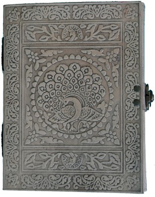 Parmatma Handicrafts Handmade Journal A5 Journal Unruled 200 Pages(Grey)