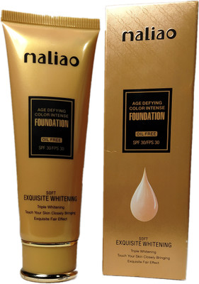 maliao Age Defying Color Intense Foundation-01 Foundation(Natural Beige, 80 g)