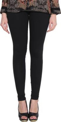 Clarita Churidar  Ethnic Wear Legging(Black, Solid)