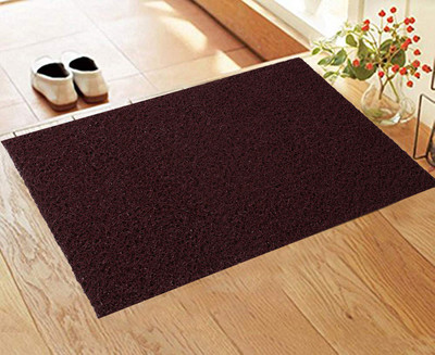 KUBER INDUSTRIES Rubber Door Mat(Maroon, Free)