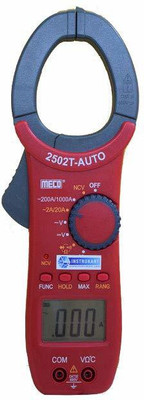 Meco 2502T Auto 1000A AC Auto/Manual Ranging 3½ Digit 2000 Counts Clamp meter Digital Multimeter(Red 8000 Counts)
