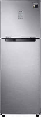 Samsung 275 L Frost Free Double Door 2 Star (2020) Convertible Refrigerator(Elegant Inox, RT30T3722S8/HL)